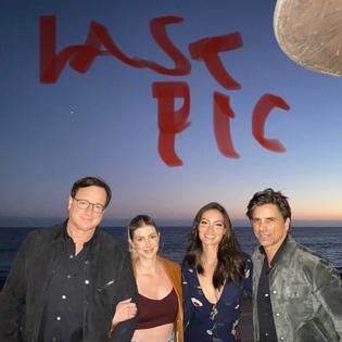 Bang Showbiz / John Stamos has shared an emotional final photograph with late friend and co-star Bob Saget as family and friends marked what would have been the Full House star's 70th birthday