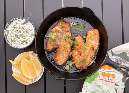 Serve the fish with tartar sauce on the side. (JeanMarie Brownson/TCA)
