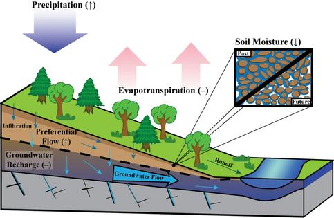 During heavy precipitation in the U.S. Northeast, water is rapidly routed through the shallow subsurface rather than reaching deeper soil and groundwater storage.
Julianna C Huba, et al., 2026