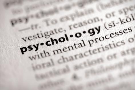 Selective focus on the word psychology. Dreamstime/TCA