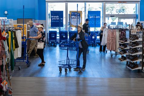 People arrive to shop at a newly opened Ross store on 600 East Valley Blvd. on Tuesday, March 17, 2026, in Alhambra, Calif. (Jason Armond/Los Angeles Times/TNS)