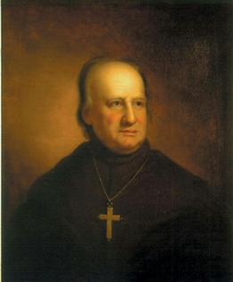 Rembrandt Peale’s portrait of John Carroll, the first Catholic bishop from the United States.
Wikimedia Commons