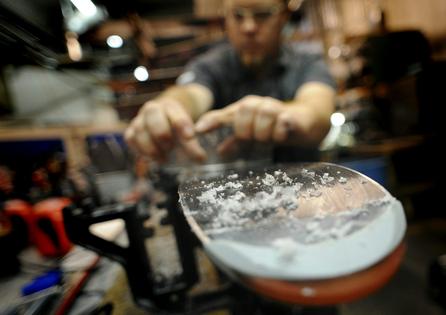 Applying and removing wax from skis leaves behind wax particles, some of them the size of dust.
              RJ Sangosti/The Denver Post via Getty Images