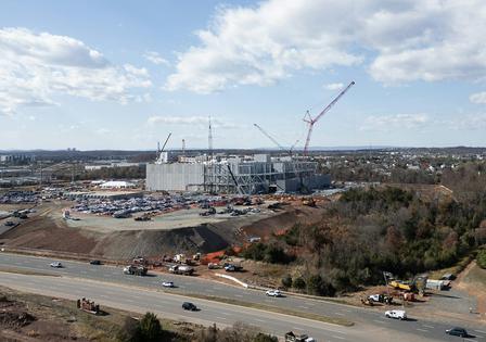 A data center under construction in Ashburn, Va., in November 2025.
Andrew Caballero-Reynolds/AFP via Getty Images
