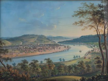John Caspar Wild painted 'View of Cincinnati From Covington' in 1835, as the city was booming. Cincinnati Museum Center at Union Terminal/Google Art Project via Wikimedia Commons
