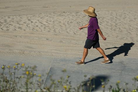 Are you allowed to walk on the beach? Maybe Patrick T. Fallon/AFP via Getty Images