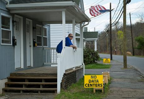 Residents of Archbald, Penn., are experiencing a contentious boom in proposed AI data center projects.  Heather Ainsworth for The Washington Post via Getty Images