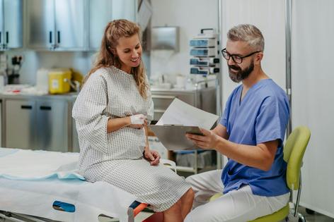 Substance use disorders are common pregnant people. Research shows a fear of stigma prevents these patients from seeking health care.  Halfpoint Images/Getty Images