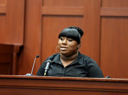 Rachel Jeantel, a key witness in George Zimmerman’s trial, testifies in Florida in 2013.
AP Photo/Orlando Sentinel, Jacob Langston