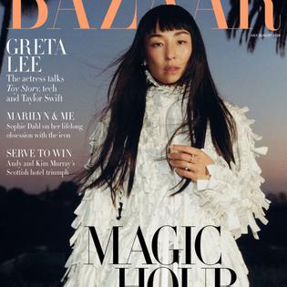 Bang Showbiz / Greta Lee covers Harper's Bazaar UK © Olivia Malone