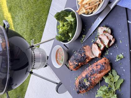 Practice makes perfect when it comes to cooking over charcoal fire. (JeanMarie Brownson/TCA)