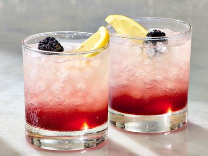 This delicious drink is dressed for the Fourth in naturally patriotic shades. (Alex Lepe/TCA)