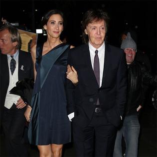 Bang Showbiz / Nancy Shevell with Paul McCartney in New York in 2014.