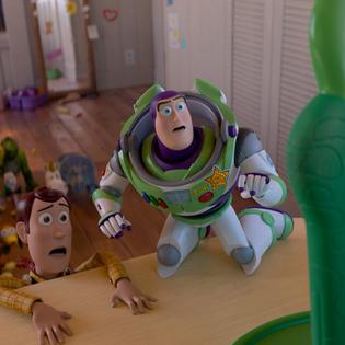 Bang Showbiz / Woody the Cowboy and Buzz Lightyear in Toy Story 5