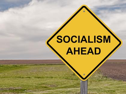 Socialism sign. Dreamstime/TCA