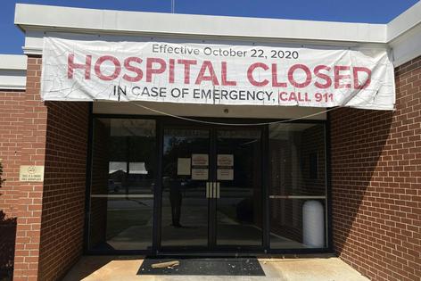 Southwest Georgia Regional Medical Center in Cuthbert is one of close to 200 rural hospitals that have closed in the past two decades. AP Photo/Jeff Amy