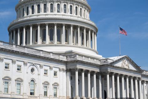 A view of the U.S. Capitol in Washington, D.C., on June 25, 2026. President Donald Trump jolted Republicans during a fiery appearance at the U.S. Capitol on Wednesday, scrapping a housing bill signing ceremony and clashing behind closed doors with a party rebel who challenged him over the Iran war. Trump had been expected to sign the bipartisan housing affordability package at a high-profile event, giving Republicans a chance to tout action on one of voters' biggest economic concerns ahead of November's midterm elections. (Saul Loeb/AFP via Getty Images/TCA)