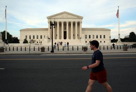 The U.S. Supreme Court is seen on June 25, 2026, in Washington. AP Photo/Rahmat Gul