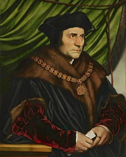 A portrait of Thomas More by 16th-century painter Hans Holbein the Younger.
              The Frick Collection via Wikimedia Commons