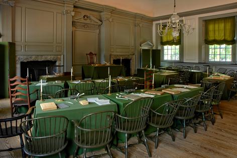 Historic Independence Hall in Philadelphia Pennsylvania as home of the July fourth 1776 signature of the United States Declaration of Independence by the American congress. Dreamstime/TCA