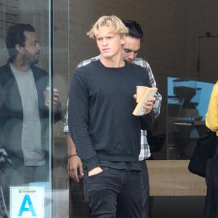 Bang Showbiz / Cody Simpson can't walk or talk.