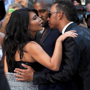 Bang Showbiz / Kim Kardashian and Lewis Hamilton in 2014
