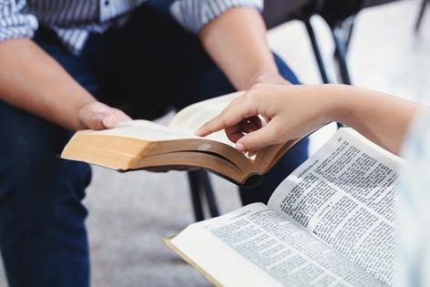 Christian bible study. Dreamstime/TCA