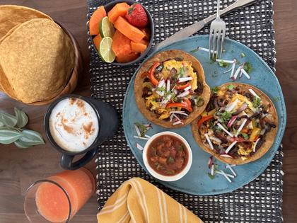 A beach day requires a hearty breakfast. (JeanMarie Brownson/TCA)