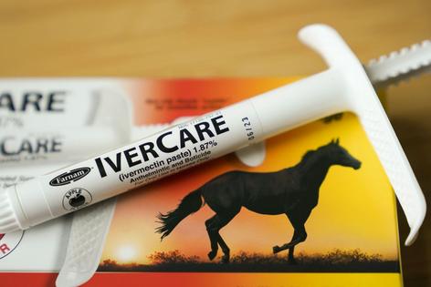 Ivermectin is a deworming drug intended for use in animals, including horses and cows. AP Photo/Ted S. Warren