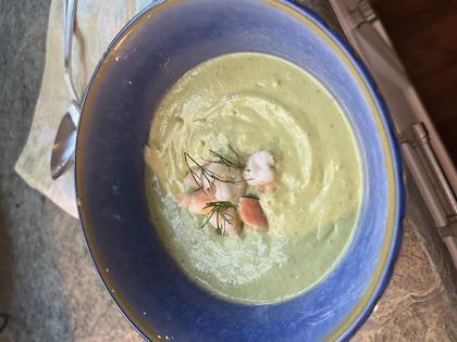 This Seriously Simple warm-weather soup only requires a food processor or a blender. (Diane Rossen Worthington/TCA)