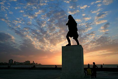 A statue of Francisco de Miranda stands in Cuba. Riccardo Lombardo/REDA/Universal Images Group via Getty Images