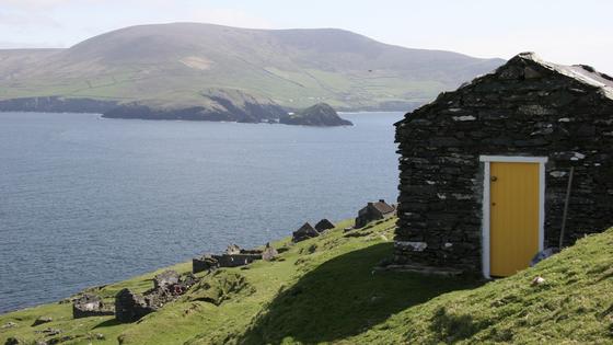 The abandoned fishing village of Great Blasket Island once housed around 180 people. Now, it's vacant — but holds authentic insight into traditional Irish life. (Rick Steves' Europe)