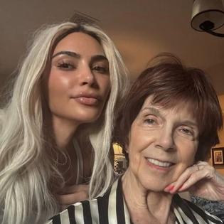 Bang Showbiz / Kim Kardashian and grandma MJ.