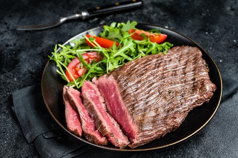 It’s best to grill the steak until just medium rare, as over cooking will toughen the meat. (Dreamstime/TCA)