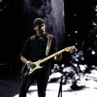 Bang Showbiz / U2 guitarist The Edge came out onstage at Tomorrowland with Martin Garrix