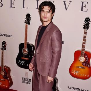 Bang Showbiz / Charles Melton played football during his younger years
