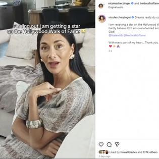 Bang Showbiz / Nicole Scherzinger in tears upon discovering she is to receive huge recognition