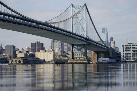 About half of Philly’s drinking water comes from the Delaware River.
AP Photo/Matt Rourke