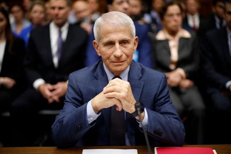 WASHINGTON, DC - JUNE 03: Dr. Anthony Fauci, former Director of the National Institute of Allergy and Infectious Diseases, arrives to testify before the House Oversight and Accountability Committee Select Subcommittee on the Coronavirus Pandemic at the Rayburn House Office Building on June 03, 2024 in Washington, DC. The Subcommittee is holding a hearing on the findings from a fifteen month Republican-led probe of former Director of the National Institute of Allergy and Infectious Diseases Dr. Anthony Fauci and the COVID-19 pandemic's origins. (Photo by Chip Somodevilla/Getty Images)