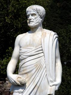 Statue of Aristotle. Dreamstime/TCA