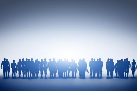 People heading toward the light. Dreamstime/TCA