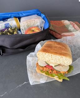 A spicy chickpea spread for a tasty sandwich can be made several days in advance. (JeanMarie Brownson/TCA)