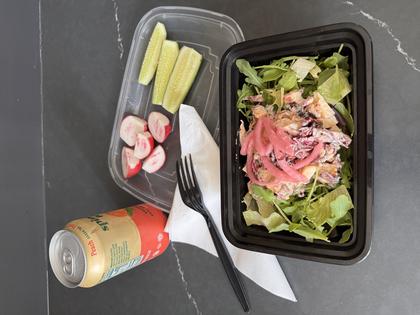 Chipotle Chicken Salad with Apple and Radicchio. (JeanMarie Brownson/TCA)