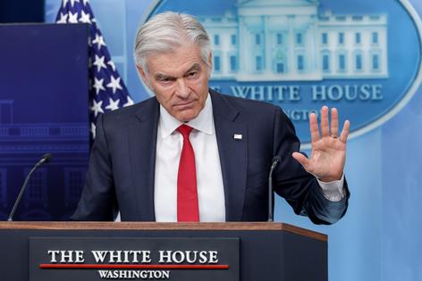 Administrator for the Centers for Medicare & Medicaid Services Dr. Mehmet Oz answers questions during a press conference in the Brady Press Briefing Room at the White House on June 2, 2026, in Washington, D.C. (Alex Wong/Getty Images/TNS)