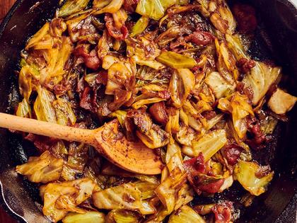 Cabbage, bacon and spices join forces for a quick and easy side dish that will forever change the way you think about cabbage. (Joe Lingeman/TCA)