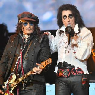 Bang Showbiz / Alice Cooper and Johnny Depp will swap the rock stage for the film festival spotlight next month as the story behind their star-packed Hollywood Vampires supergroup opens the 42nd Boston Film Festival