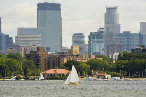 Lake Bde Maka Ska, formerly Lake Calhoun, is the largest lake in Minneapolis.
              YinYang/E+ via Getty
