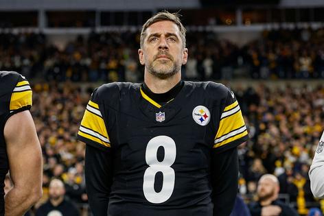 Pittsburgh Steelers quarterback Aaron Rodgers recently called Dr. Anthony Fauci an 'absolute coward' and a 'criminal.' Lauren Leigh Bacho/Getty Images Sport