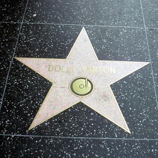 Bang Showbiz / Dolly Parton's star on the Hollywood Walk of Fame in 2005