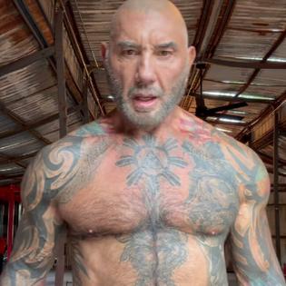 Bang Showbiz / Dave Bautista is looking ripped.